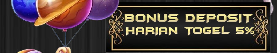 BONUS DEPOSIT HARIAN TOGEL 5%